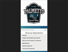 Tablet Screenshot of palmettospeedshop.com